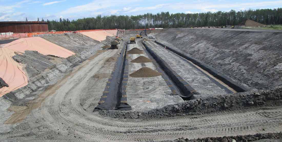Oil Sands Retention Pond